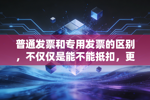普通发票和专用发票的区别，不仅仅是能不能抵扣，更是企业经营的隐形护盾
