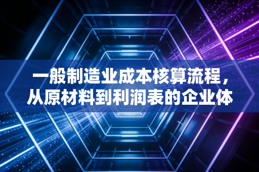 一般制造业成本核算流程，从原材料到利润表的企业体检报告