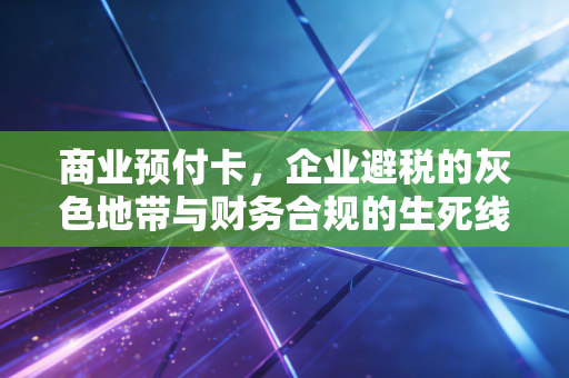 商业预付卡，企业避税的灰色地带与财务合规的生死线