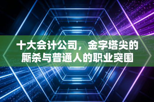 十大会计公司，金字塔尖的厮杀与普通人的职业突围