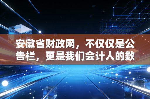 安徽省财政网,不仅仅是公告栏,更是我们会计人的数字灯塔与职业指南