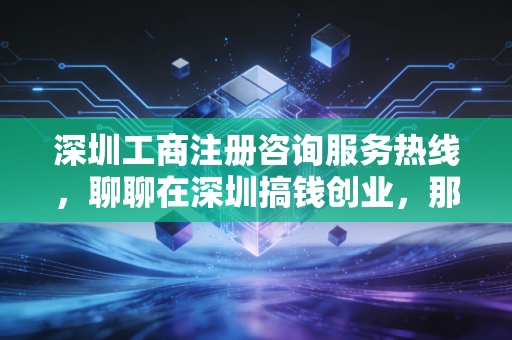 深圳工商注册咨询服务热线，聊聊在深圳搞钱创业，那些你不得不避开的隐形深坑