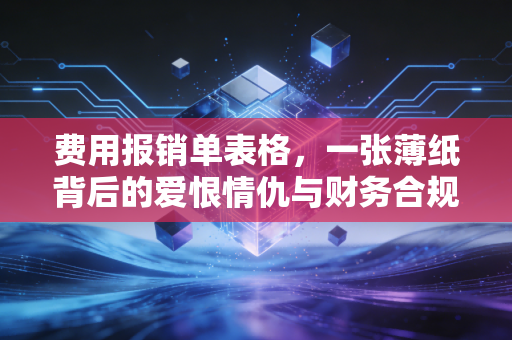 费用报销单表格，一张薄纸背后的爱恨情仇与财务合规智慧