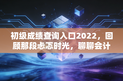 初级成绩查询入口2022，回顾那段忐忑时光，聊聊会计人的第一张通行证