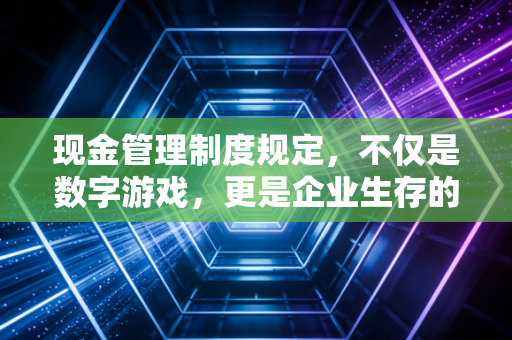 现金管理制度规定，不仅是数字游戏，更是企业生存的护城河