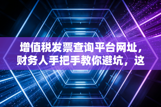 增值税发票查询平台网址,财务人手把手教你避坑,这不仅是工具更是护身符