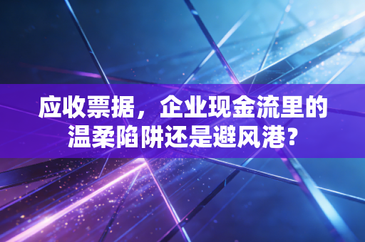 应收票据，企业现金流里的温柔陷阱还是避风港？