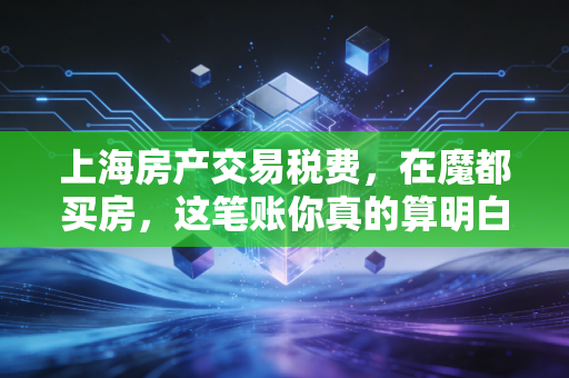 上海房产交易税费，在魔都买房，这笔账你真的算明白了吗？