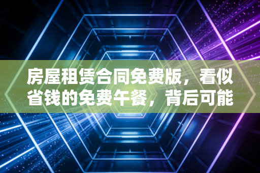 房屋租赁合同免费版，看似省钱的免费午餐，背后可能藏着巨大的财务黑洞