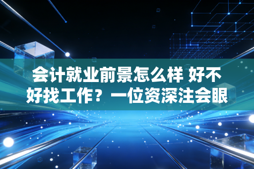 会计就业前景怎么样 好不好找工作？一位资深注会眼里的行业真相与破局之道