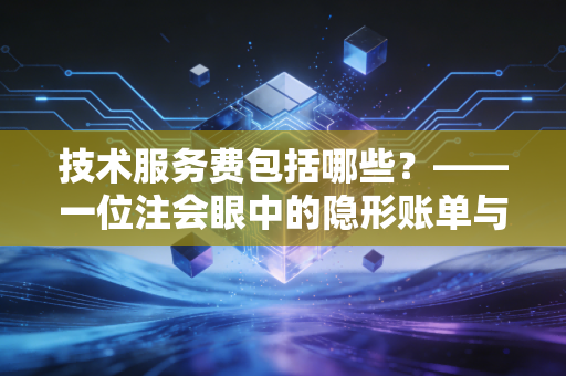 技术服务费包括哪些？——一位注会眼中的隐形账单与合规避坑指南