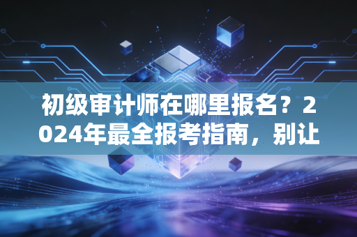 初级审计师在哪里报名？2024年最全报考指南，别让这些细节毁了你的考证路