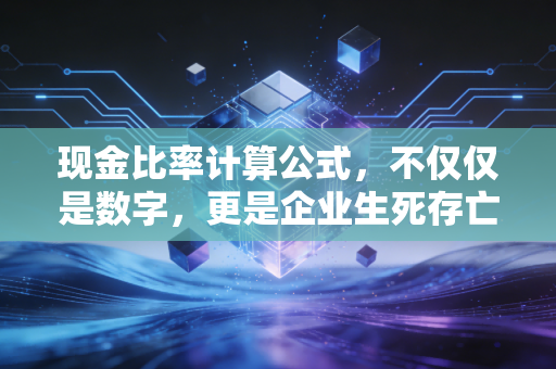 现金比率计算公式，不仅仅是数字，更是企业生死存亡的求生欲