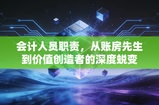 会计人员职责，从账房先生到价值创造者的深度蜕变