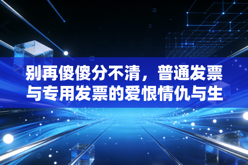别再傻傻分不清,普通发票与专用发票的爱恨情仇与生存指南