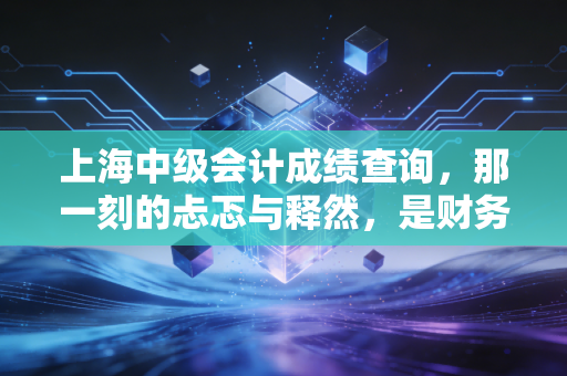 上海中级会计成绩查询,那一刻的忐忑与释然,是财务人进阶的必经之路