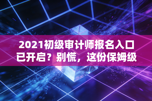 2021初级审计师报名入口已开启？别慌，这份保姆级攻略带你稳稳上岸