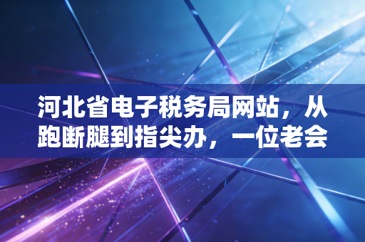 河北省电子税务局网站,从跑断腿到指尖办,一位老会计的数字化独白