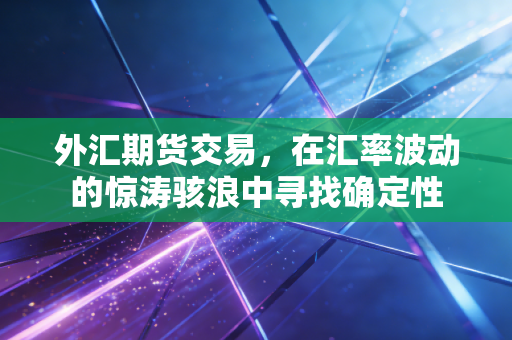 外汇期货交易，在汇率波动的惊涛骇浪中寻找确定性