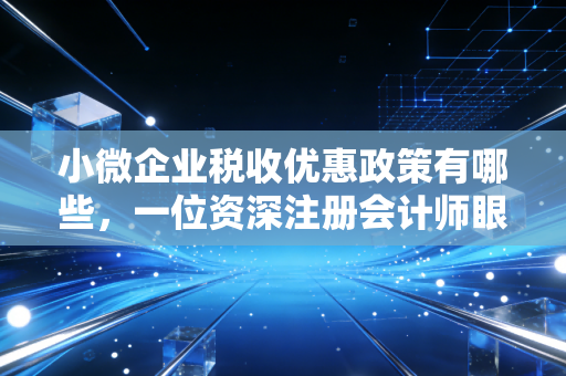 小微企业税收优惠政策有哪些，一位资深注册会计师眼中的红利与实操