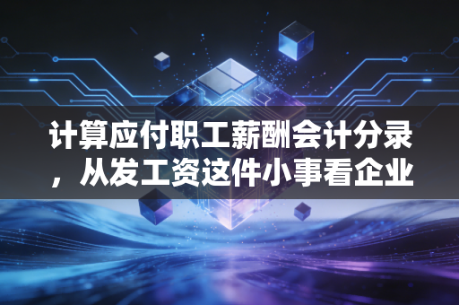 计算应付职工薪酬会计分录，从发工资这件小事看企业的良心与智慧
