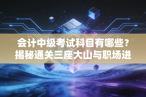 会计中级考试科目有哪些？揭秘通关三座大山与职场进阶的底层逻辑