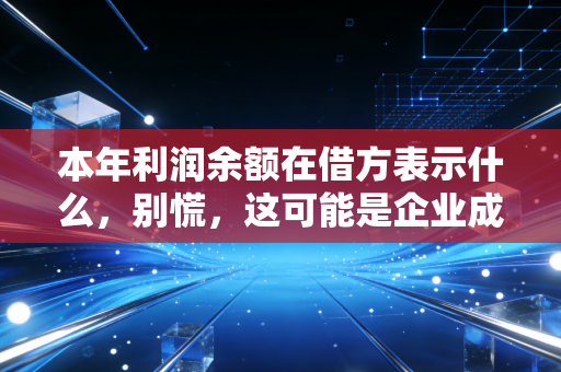 本年利润余额在借方表示什么，别慌，这可能是企业成长的阵痛