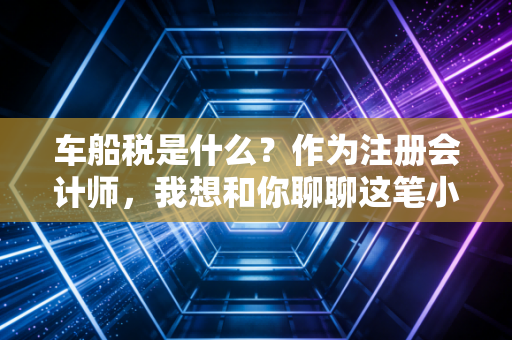 车船税是什么？作为注册会计师，我想和你聊聊这笔小钱背后的大学问