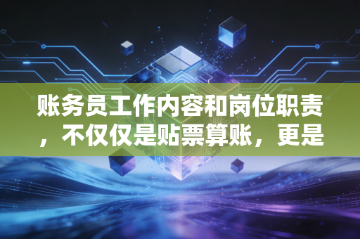 账务员工作内容和岗位职责,不仅仅是贴票算账,更是企业的数字管家