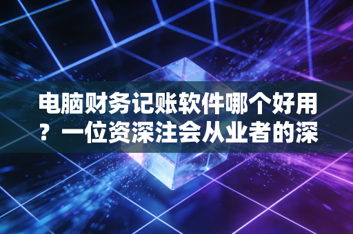 电脑财务记账软件哪个好用?一位资深注会从业者的深度测评与选型避坑指南