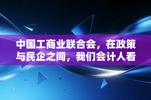 中国工商业联合会,在政策与民企之间,我们会计人看到了什么?