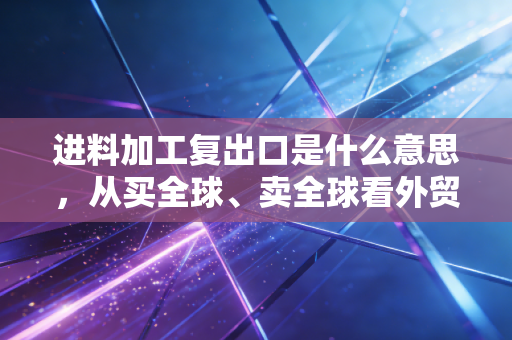 进料加工复出口是什么意思,从买全球、卖全球看外贸企业的生存智慧