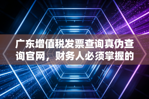 广东增值税发票查询真伪查询官网,财务人必须掌握的生存技能与避坑指南