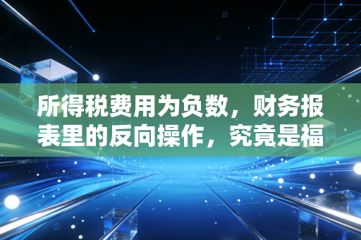 所得税费用为负数,财务报表里的反向操作,究竟是福还是祸?