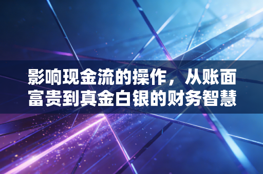 影响现金流的操作,从账面富贵到真金白银的财务智慧