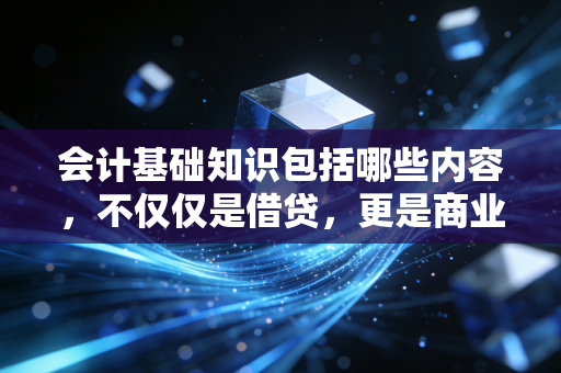 会计基础知识包括哪些内容,不仅仅是借贷,更是商业的逻辑