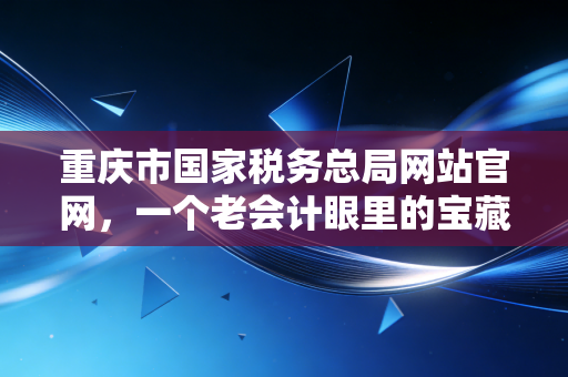 重庆市国家税务总局网站官网，一个老会计眼里的宝藏入口，教你如何搞定那些头疼的税务难题