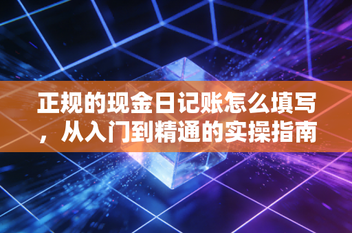 正规的现金日记账怎么填写，从入门到精通的实操指南与心得