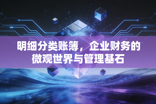 明细分类账簿，企业财务的微观世界与管理基石