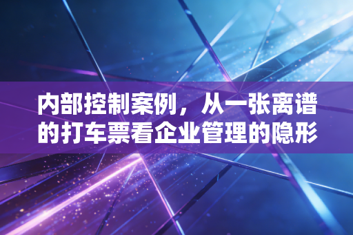 内部控制案例，从一张离谱的打车票看企业管理的隐形漏洞