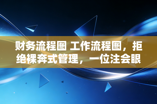 财务流程图 工作流程图,拒绝裸奔式管理,一位注会眼中的流程美学与生存法则