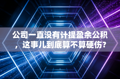 公司一直没有计提盈余公积，这事儿到底算不算硬伤？—— 一个老注会的心里话