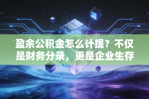 盈余公积金怎么计提?不仅是财务分录,更是企业生存的存钱罐智慧