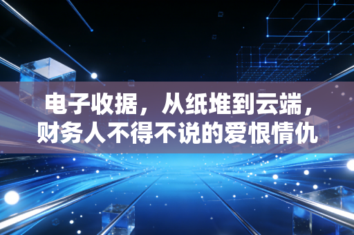 电子收据,从纸堆到云端,财务人不得不说的爱恨情仇