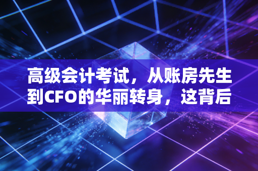 高级会计考试,从账房先生到CFO的华丽转身,这背后的真相你必须知道