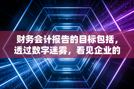财务会计报告的目标包括，透过数字迷雾，看见企业的真实心跳与未来
