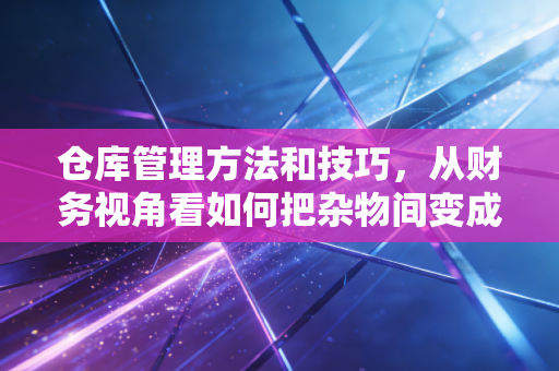 仓库管理方法和技巧，从财务视角看如何把杂物间变成金库
