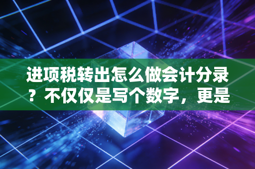 进项税转出怎么做会计分录?不仅仅是写个数字,更是税务合规的生死线