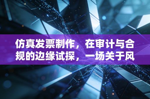 仿真发票制作,在审计与合规的边缘试探,一场关于风险与底线的博弈