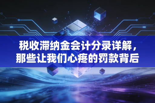 税收滞纳金会计分录详解，那些让我们心疼的罚款背后，藏着怎样的财务智慧？
